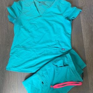 Figs Limited Edition Surgical Green Scrub Set M/MP